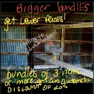 20% of on Bundles of 3 or more!